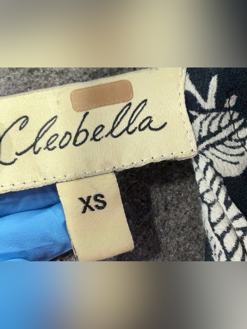 Cleobella Toledo Black and Cream Floral V-Neck Wide-Leg Jumpsuit XS - Picture 7 of 10